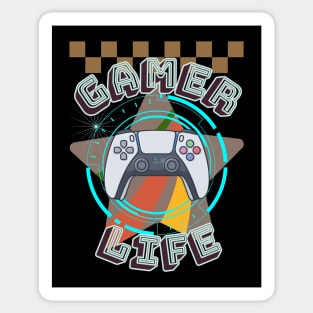 Gamer Life - Vintage Gaming Sticker